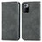 Leather Case Stands Flip Cover Holder S04D for Xiaomi Poco X3 GT 5G Gray