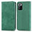 Leather Case Stands Flip Cover Holder S04D for Xiaomi Poco X3 GT 5G Green