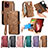 Leather Case Stands Flip Cover Holder S05D for Apple iPhone 13 Pro