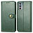 Leather Case Stands Flip Cover Holder S05D for Motorola Moto Edge 20 5G