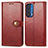 Leather Case Stands Flip Cover Holder S05D for Motorola Moto Edge (2021) 5G