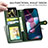 Leather Case Stands Flip Cover Holder S05D for Motorola Moto Edge Plus (2022) 5G