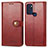 Leather Case Stands Flip Cover Holder S05D for Motorola Moto G60s