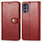 Leather Case Stands Flip Cover Holder S05D for Motorola Moto G62 5G