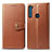 Leather Case Stands Flip Cover Holder S05D for Motorola Moto One Fusion Plus