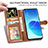 Leather Case Stands Flip Cover Holder S05D for Oppo Reno6 Pro+ Plus 5G