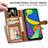 Leather Case Stands Flip Cover Holder S05D for Samsung Galaxy F52 5G