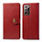 Leather Case Stands Flip Cover Holder S05D for Samsung Galaxy Note 20 Ultra 5G Red