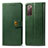 Leather Case Stands Flip Cover Holder S05D for Samsung Galaxy S20 FE (2022) 5G Green