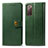 Leather Case Stands Flip Cover Holder S05D for Samsung Galaxy S20 FE 5G Green