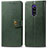 Leather Case Stands Flip Cover Holder S05D for Sony Xperia 1 Green