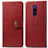 Leather Case Stands Flip Cover Holder S05D for Sony Xperia 1 Red