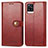 Leather Case Stands Flip Cover Holder S05D for Vivo V20 Red