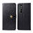 Leather Case Stands Flip Cover Holder S05D for Xiaomi Mi Note 10 Lite Black
