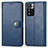 Leather Case Stands Flip Cover Holder S05D for Xiaomi Redmi Note 11 Pro+ Plus 5G Blue