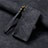 Leather Case Stands Flip Cover Holder S06D for Apple iPhone 13 Pro Black