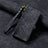 Leather Case Stands Flip Cover Holder S06D for Apple iPhone 13 Pro Max Black