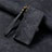 Leather Case Stands Flip Cover Holder S06D for Apple iPhone 14 Plus Black