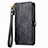 Leather Case Stands Flip Cover Holder S06D for Apple iPhone 15