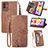 Leather Case Stands Flip Cover Holder S06D for Samsung Galaxy M13 5G