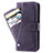 Leather Case Stands Flip Cover Holder S06D for Samsung Galaxy S20 Ultra 5G Purple