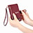 Leather Case Stands Flip Cover Holder S07D for Apple iPhone 13 Pro