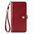 Leather Case Stands Flip Cover Holder S07D for Huawei P40 Pro Red