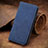 Leather Case Stands Flip Cover Holder S08D for Huawei P40 Lite 5G Blue