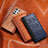 Leather Case Stands Flip Cover Holder S08D for Samsung Galaxy S21 Ultra 5G