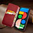 Leather Case Stands Flip Cover Holder S09D for Google Pixel 5
