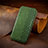 Leather Case Stands Flip Cover Holder S09D for Huawei P40 Lite E Green