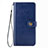 Leather Case Stands Flip Cover Holder S09D for Samsung Galaxy S22 5G