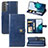 Leather Case Stands Flip Cover Holder S09D for Samsung Galaxy S22 5G