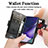 Leather Case Stands Flip Cover Holder S10D for Samsung Galaxy S22 Ultra 5G