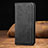 Leather Case Stands Flip Cover Holder S12D for Samsung Galaxy S22 Ultra 5G Black