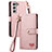 Leather Case Stands Flip Cover Holder S15D for Samsung Galaxy S23 Plus 5G