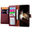 Leather Case Stands Flip Cover Holder S15D for Samsung Galaxy S25 5G
