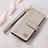 Leather Case Stands Flip Cover Holder S16D for Samsung Galaxy S22 Ultra 5G