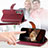 Leather Case Stands Flip Cover Holder S16D for Samsung Galaxy S25 5G