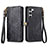 Leather Case Stands Flip Cover Holder S17D for Samsung Galaxy S22 Plus 5G