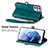 Leather Case Stands Flip Cover Holder S17D for Samsung Galaxy S22 Ultra 5G