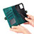 Leather Case Stands Flip Cover Holder S17D for Samsung Galaxy S23 Ultra 5G