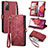 Leather Case Stands Flip Cover Holder S18D for Samsung Galaxy S20 FE 5G