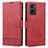 Leather Case Stands Flip Cover Holder SY1 for OnePlus Nord N20 5G Red