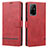 Leather Case Stands Flip Cover Holder SY1 for Oppo A94 5G Red