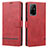 Leather Case Stands Flip Cover Holder SY1 for Oppo F19 Pro+ Plus 5G Red