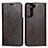 Leather Case Stands Flip Cover Holder T01D for Samsung Galaxy S22 Plus 5G