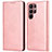 Leather Case Stands Flip Cover Holder T04D for Samsung Galaxy S23 Ultra 5G
