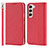 Leather Case Stands Flip Cover Holder T08D for Samsung Galaxy S23 5G