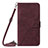 Leather Case Stands Flip Cover Holder Y01B for Apple iPhone 13